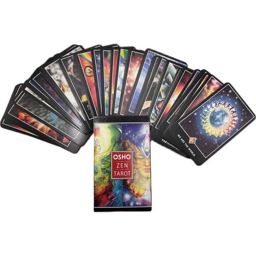 Osho Zen Tarot Card English Version For Divination Gameplay 79 Oracle Cards Deck Family Party Entertainment Board Game