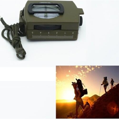 Outdoor Luminous Lensatic Waterproof Compass Survival Emergency Luminous Compass Hiking Camping Hunting Military Equipment