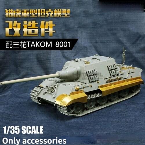 PE35004 1/35 Tiger Hunting Tank Destroyer Modification Parts with takom 8001