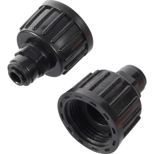 Plastic 3/4" Internal Thread Slip Lock Connector Garden Water Quick Connector 1/4" Pipe Interface Fast Coupling Adapters