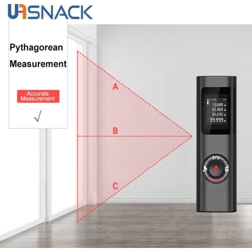 Handheld Laser Rangefinder Electronic Sensor Smart Digital Laser Distance Meter Range Device Metro Laser Test Construction Tools