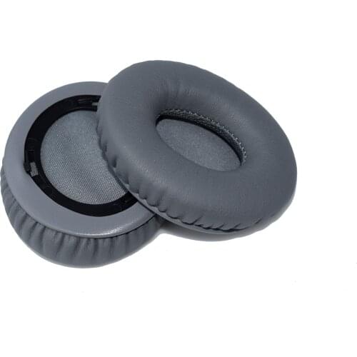 XRHYY Gray Replacement Earpads Ear Pads Cushion For Monster Beats SOLO/SOLO HD headset Headphones