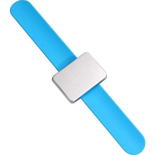 Silicone Magnetic Wristband Needle Sucker Hairdresser Slap Bracelet Hair Clips Holder Bracelet
