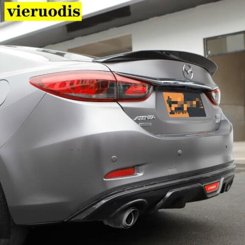 For Mazda 6 Spoiler 2014-2018 Mazda6 ATENZA motion spoiler material ABS car tail primer color rear spoiler motion spoiler