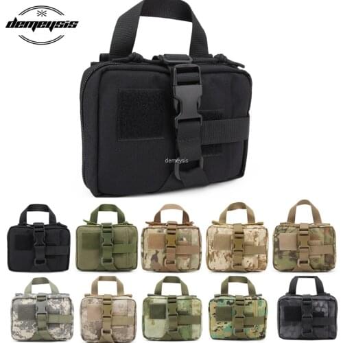 Outdoor Tactical First Aid Kits Emergency Army Molle Medical Bag Sport Hunting Camping Survival Tool Military EDC Pouch