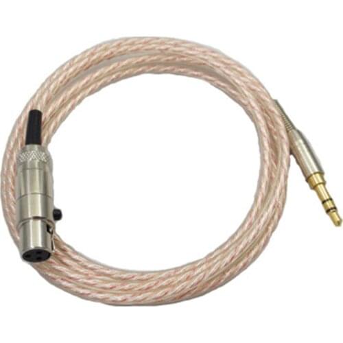 Replacement Audio Cable for AKG Q701 K702 K712 141 K271 K272 K240 Headphones Silver Plated Cord Wire Durable 23 AugT0