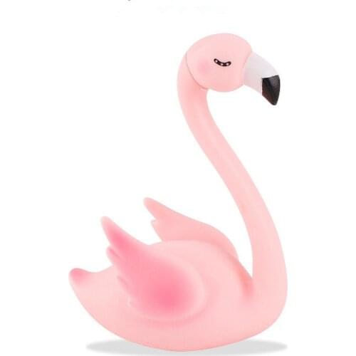 1 Couple Flamingo Figurine Wedding Party Decoration Glue Swan Toys for Kids Girl Birthday Gift Home Ornaments Supplies