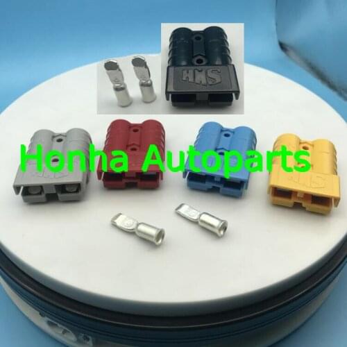 10pcs 600V 50A SB50 Plug Connector with copper Contacts for Solar Panel Caravans Battery with 6AWG termina