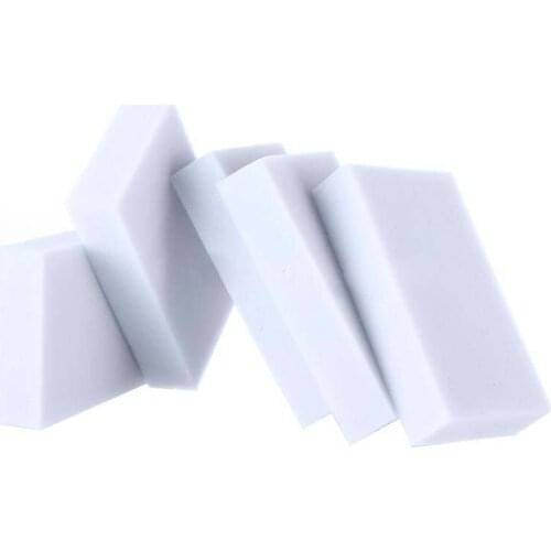 100pcs Eraser Melamine Foam Cleaner Magic Sponge Multi-Functional Soft White