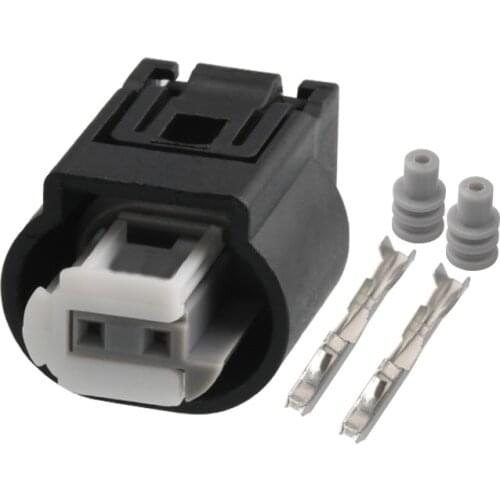 2Pin Female 1718555-1 Car outdoor temperature sensor abs wheel speed plug connector for BMW