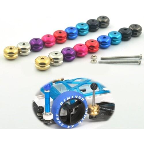 2 Pieces Mass Damper Set Weight 94843/15392 for 1/32 Scale Tamiya Mini 4WD Car Model