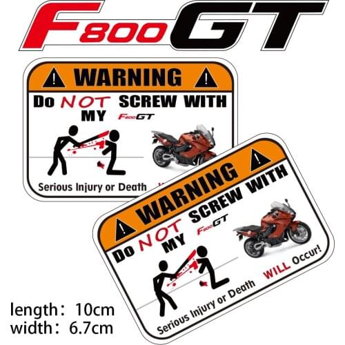 KODASKIN 2 Pieces Do Not Screw Warning Sticker Decal for BMW F800GT f800 gt