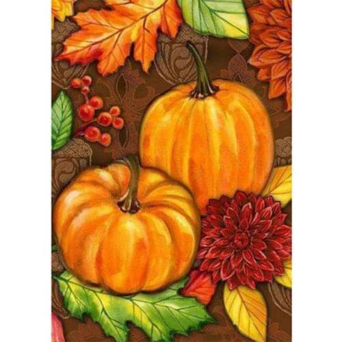 Diamond Painting 5D DIY Square Round Diamond Embroidery Painting Pumpkin Picture Cross Stitch Mosaic Home Decoration Gift WG2388