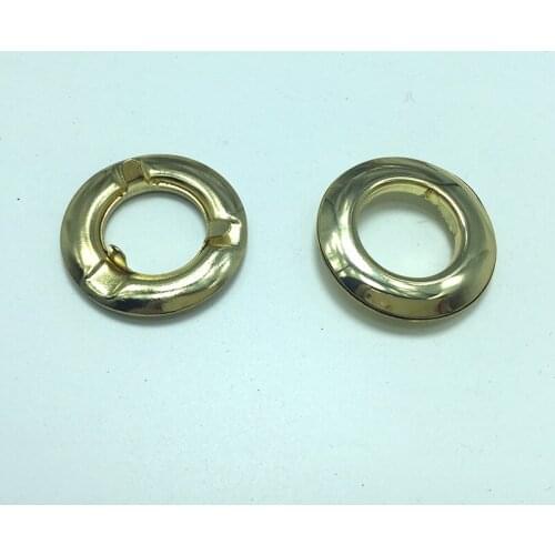 Large 1 Inch Round Eyelets Gold Finish, 40 Pcs, Handbag Purse Bag