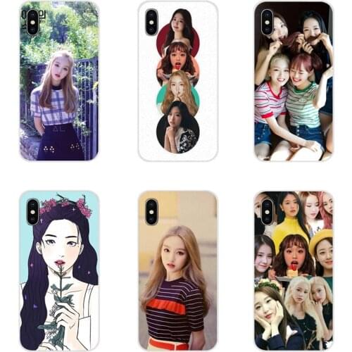 For HTC One U11 U12 X9 M7 M8 A9 M9 M10 E9 Plus Desire 630 530 626 628 816 820 830 Loona YYXY kpop girls TPU Transparent Bag Case
