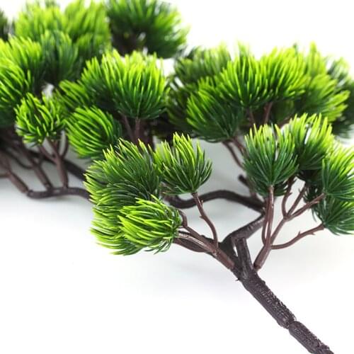 Unique style new design artificial pine tree plant decorative flowers plant