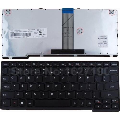US Keyboard For LENOVO IdeaPad S206 BLACK FRAME BLACK WIN8 Compatible with S110 New Laptop Keyboards