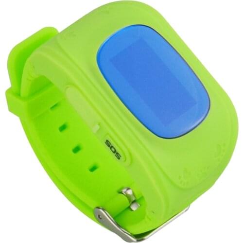 0.96 Inch LCD Screen GPS Watch Tracker Q50 Kids Watch Phone GPS+AGPS+LBS Location Mini Portable 400mAh Battery SOS Alarm