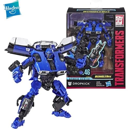 Original Hasbro Transformers Toys Deluxe Class Dropkick Studio Series SS46 Action Figure Model Toys for Children
