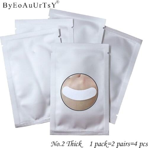 10packs No.2 Thick Soft Lint-free Surface Hydrogel Eye Patch for Eyelash Extension Eye Pads Hydrogel Patches for Lash Extensions