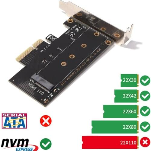 PCIe to M2/M.2 Adapter Card PCI Express 3.0 X4/X8/X16 NVME M.2 SSD Expansion Card Computer Accessories