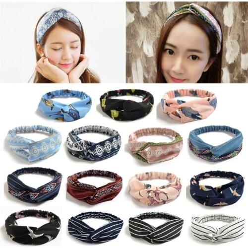 Women Girls Hair Care & Styling Vintage Bohemian Hair Bands Braiders Hair Accessories Headwrap Bandage Bandanas