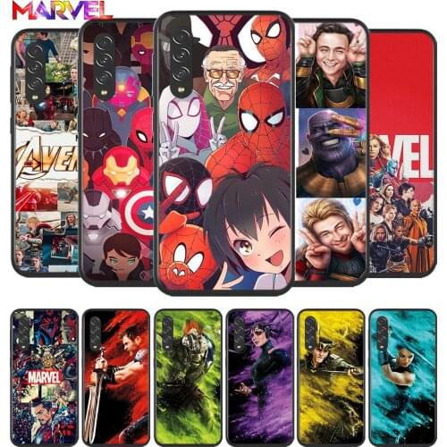 Marvel Hero Spider-Man for Samsung Galaxy A90 A80 A70 A60 A50 A40 A30 A20 A2Core A10 Silicone Soft Black Phone Case Cover