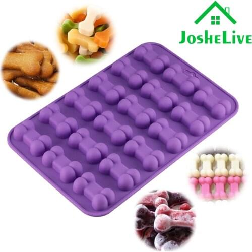 Silicone Mould Cookie Chocolate Mold Cake Dog Bone Shapes Mould Hand Making DIY Baking Tools Kitchen Accessory Cake Decoration