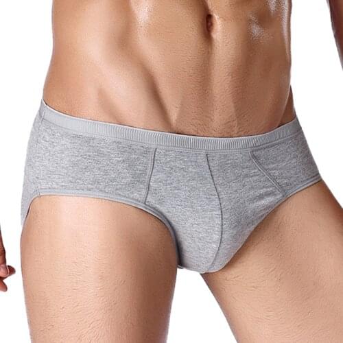 3pcs /Lot Cotton Mens Briefs comforty Underwear Hot sale Breathable Sexy Mens Underwear Briefs LOGO Panties