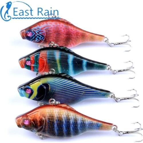 East Rain 6.5cm 12g Painted All Range Bait Freshwater Saltwater Fishing Lure Sinking VIB Artificial Hard Bait Free Shipping