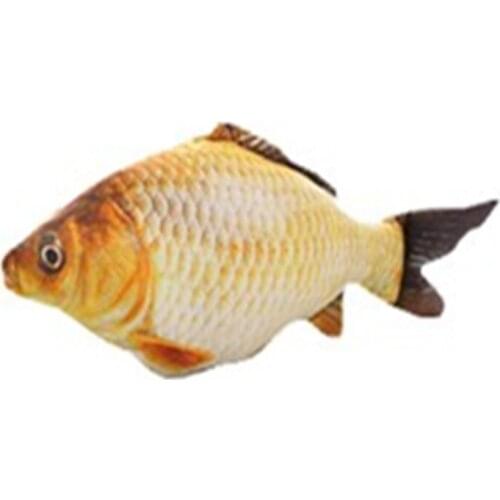 60Cm Cartoon 3D simulation Plush toy carp dolls cute big fish sleep pillow real life doll for children birthday gifts