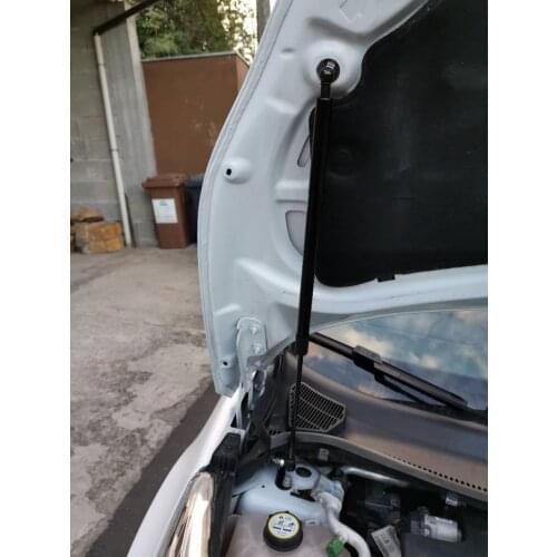 For ford fiesta Mk7 2012-2020 2x Front Hood Bonnet Modify Carbon Fiber Gas Struts Lift Support Shock Damper