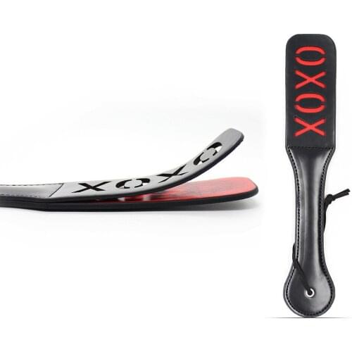 Two Layers Leather Spanking Paddle Horse Whip fo Equestrian Riding Equestrian bat