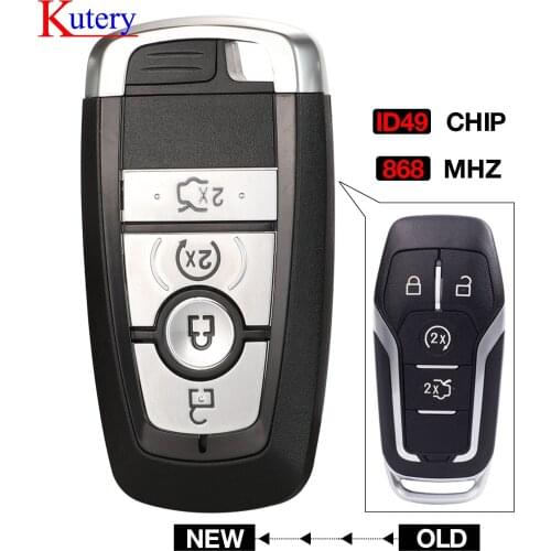 Kutery 4 Buttons Smart Card New remote key 868 mhz HITAG PRO chip for Ford Mondeo Energi HS7T-15K601-CB A2C93142400
