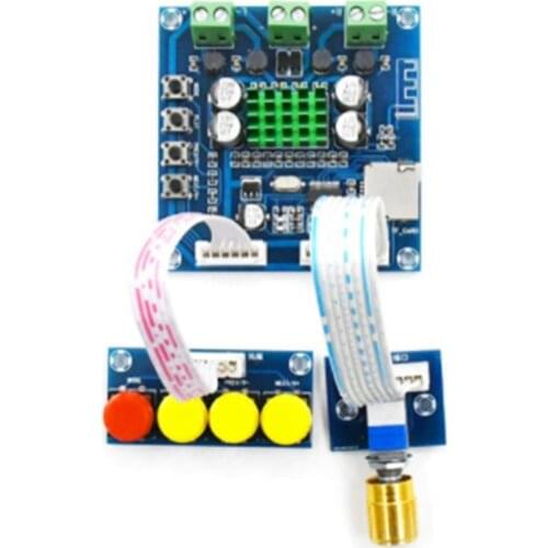 Top Deals Xh-A231 Bluetooth Digital Amplifier Board 15W + 15W Stereo Audio Amp with Tone Board Tf Card Play