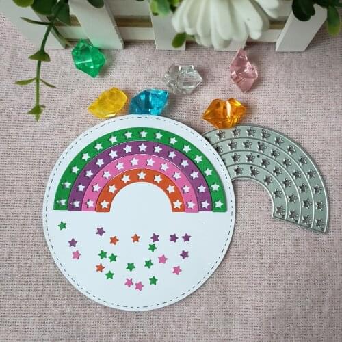 New Rainbows die punching die metal die cutting die scrapbook decorative paper card DIY embossing crafts