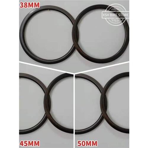 New No Painting Carbon Rim Natural Weave 700C Road Bike Wheels Rim Retro Feeling Accept A Reservation Tubuless Rim Glossy Finish