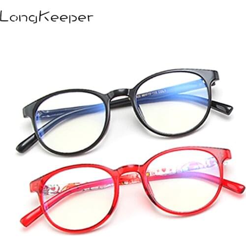 Anti Blue Light Glasses Frame Kids Boys Girls TR90 Flexible Frame Blue Light Blocking Glasses Optical Frames Computer Eyewear
