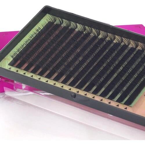 Wholesale premium natural synthetic mink eyelash Faux individual eyelash extension cilia lash with eyelash packaging box