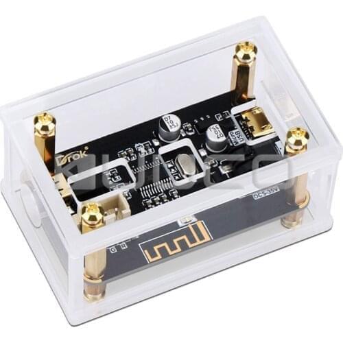 DROK Bluetooth Receiver Board DC 5V~35V Wireless Audio Receive 4.2 Bluetooth Music Receiver for Home Car Stereo System Speaker