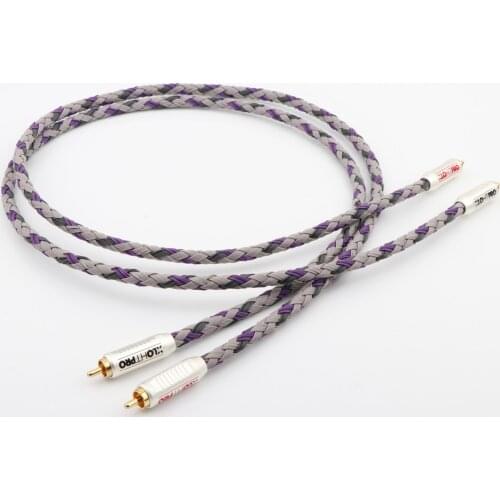 Pair XLO Signature S3-2 99.99999% Copper RCA Interconnect Cable ,Audio Video Single Wire