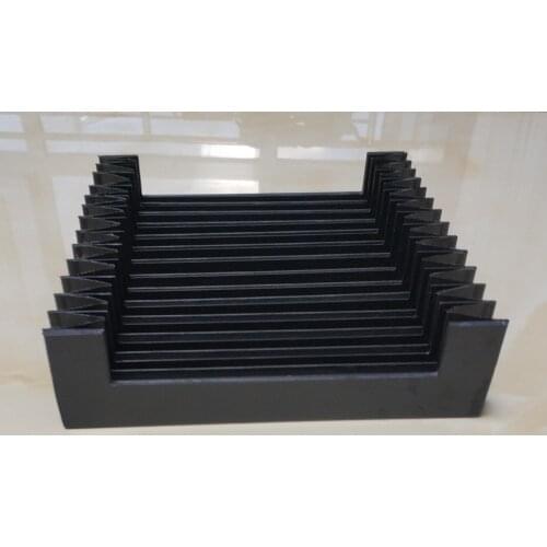 Lathe, cnc machine tools bellows, Inner: 220 mm x 15 mm, outer: 290 mm x 40 mm, Lmax 570 mm