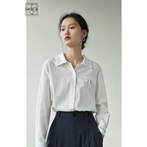 ZIQIAO White Blouses