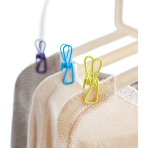 1/5pcs Excellent Quality Metal Steel Wire Clothes Peg Towel Socks Clip Pants Clothes Underwear Clips Small Metal Clips Hanger