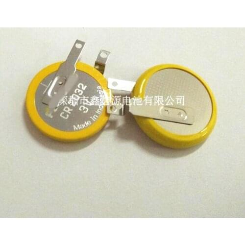 10pcs/lot JAPAN CR2032 2032 Welding Battery Coin Batteries 210mAh 3V Button 2032 Cell Battery