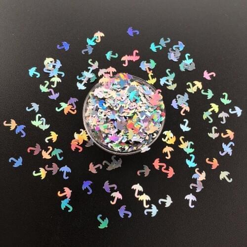 20g/Pack Size 5mm Ultrathin Umbrella Shape Nails Glitter Sequins For Nail Art Decoration Body Art Painting Nail DIY Decoration