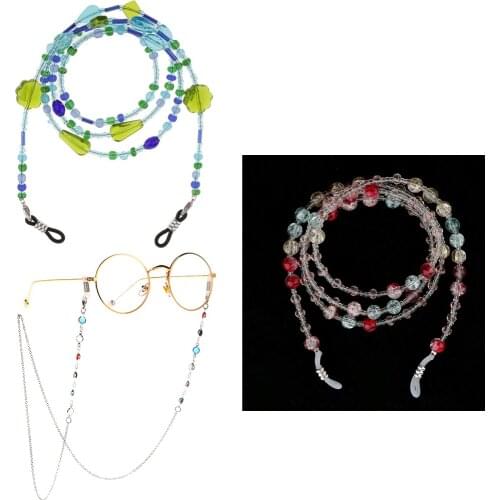 3pcs Eyeglass Sunglasses Cord Glasses Holder Chains Retainers for Travel