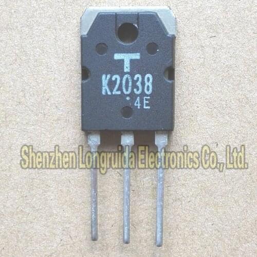 5PCS K2038 2SK2038 TO-3P MOSFET TRANSISTOR 5A 800V