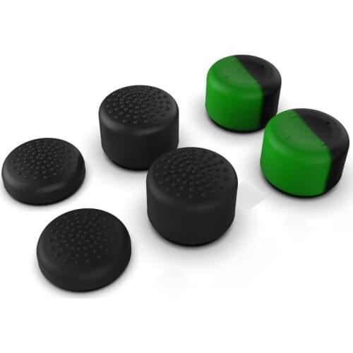 6 in 1 Anti-slip Removable Silicone Analog Thumb Button Stick Grip Heightening Case Cap for Xbox Series S X Wireless Controller