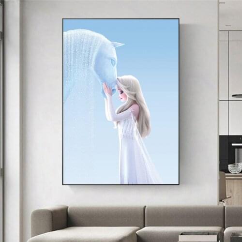 Disney Anime Frozen Movie 5D DIY Diamond Painting Kits Diamond Embroidery Full Mosaic Craft Lovers for Kids Gifts Home Decor